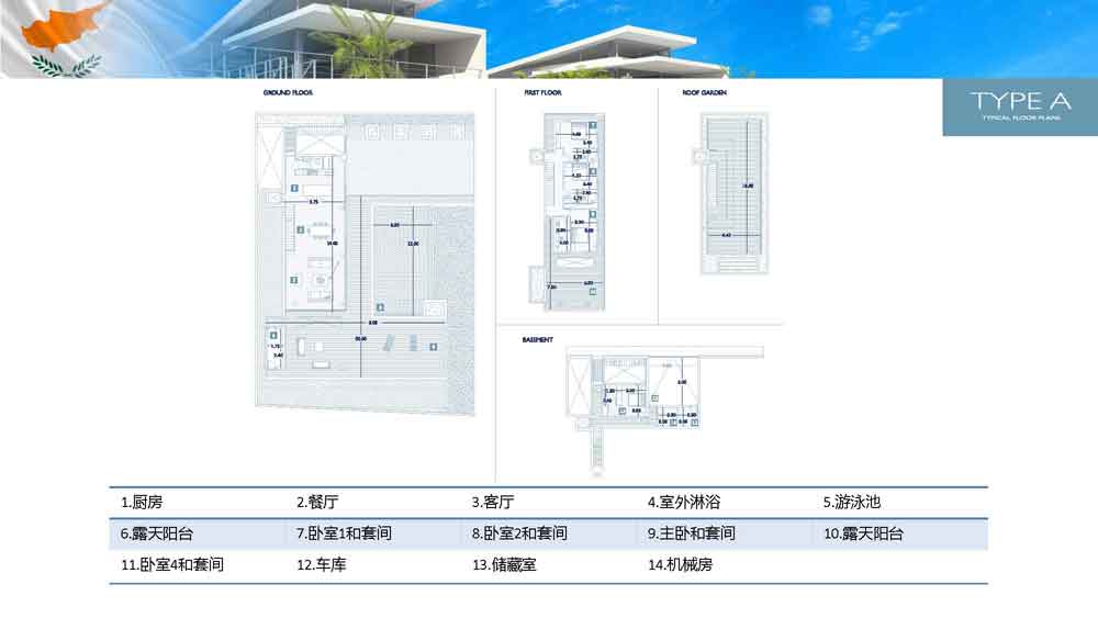 塞浦路斯蓝天豪庭别墅