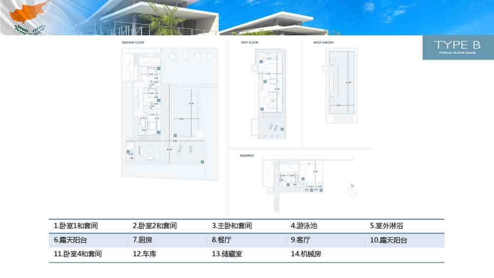 塞浦路斯蓝天豪庭别墅