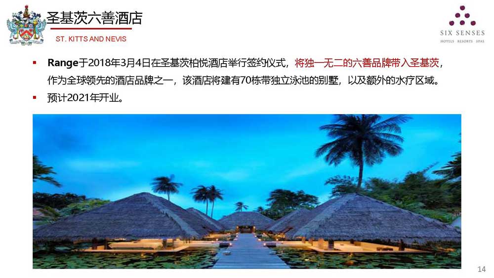 圣基茨六善酒店护照项目
