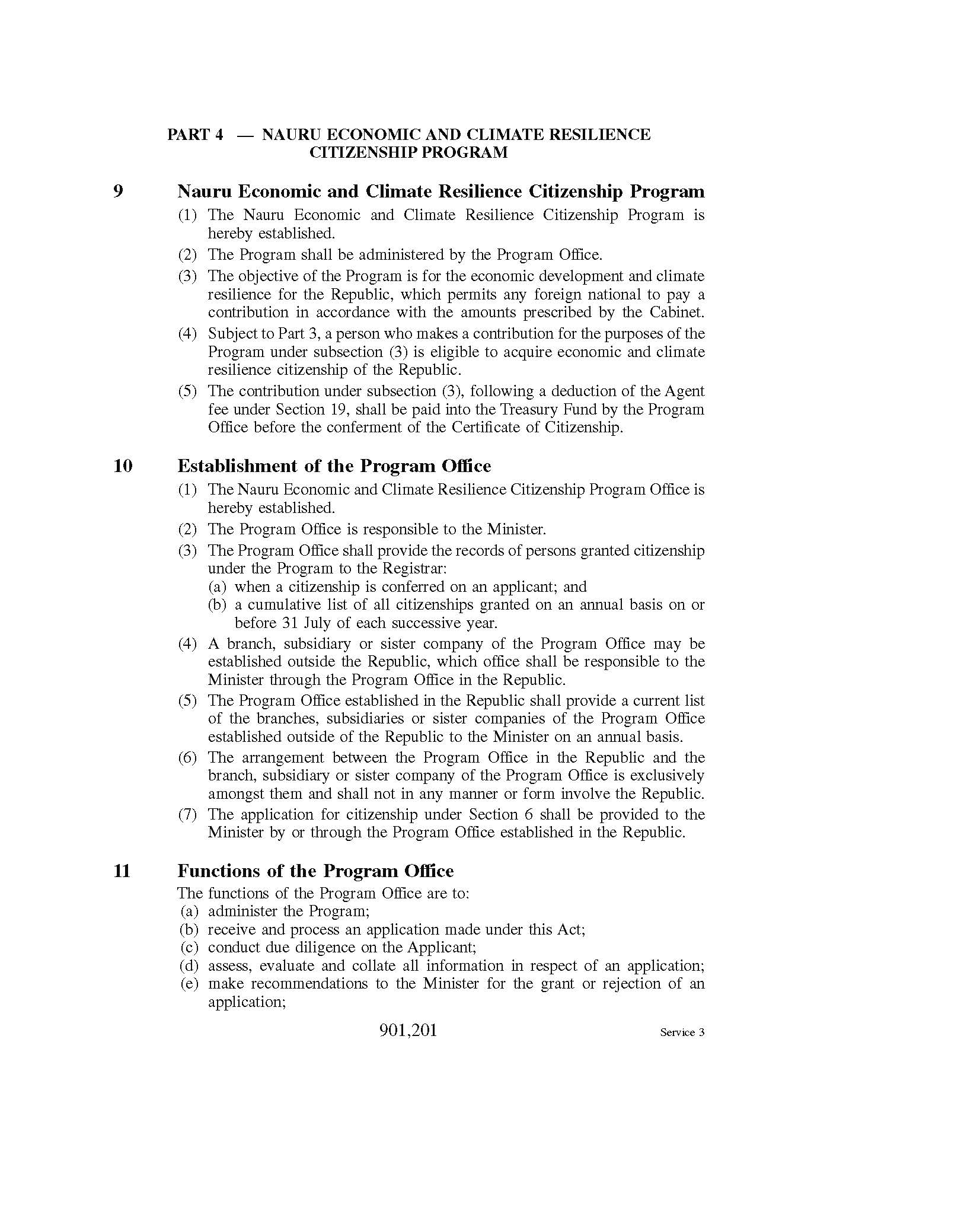 瑙鲁2024年经济和气候韧性公民法案英文