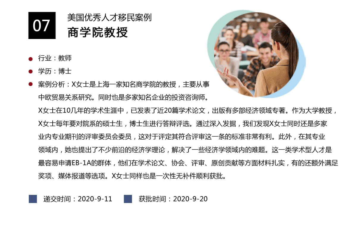 美国EB-1A优秀人才绿卡项目