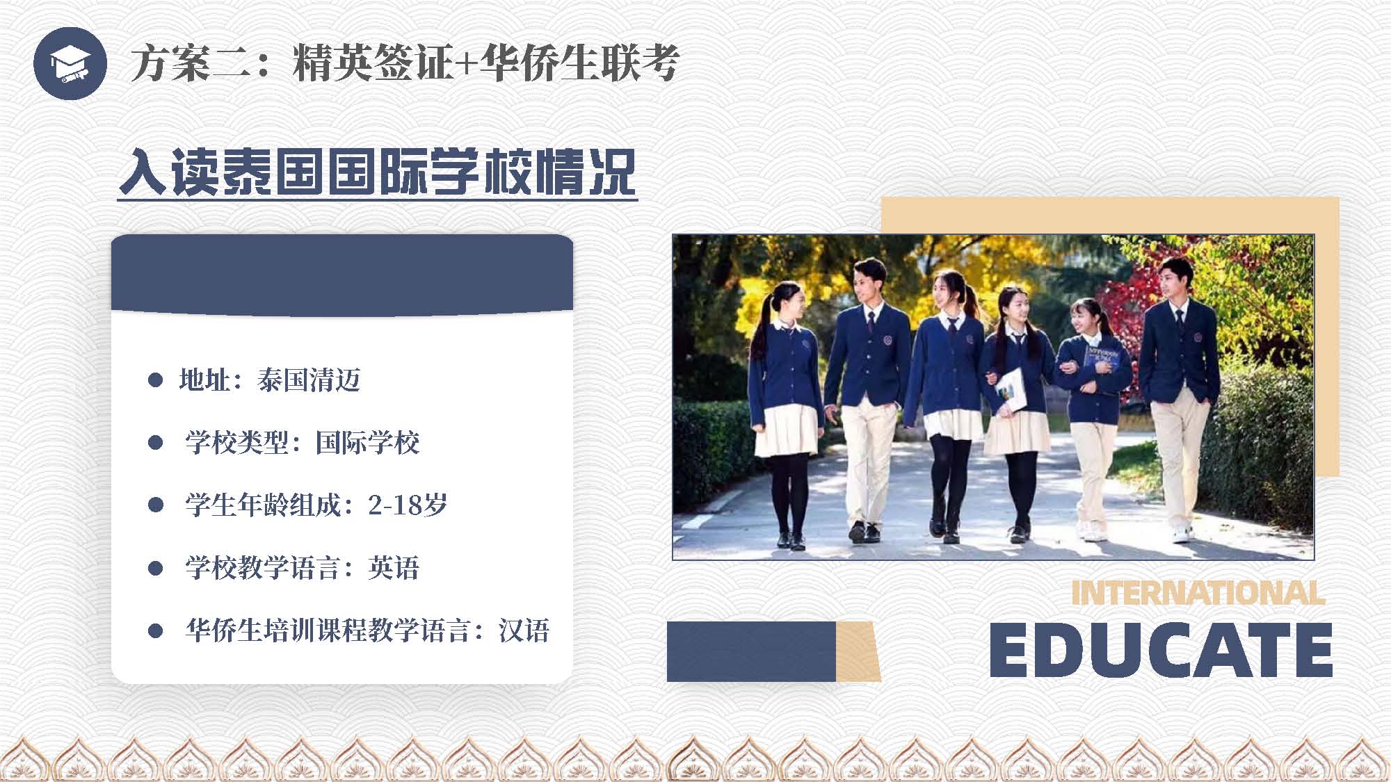 泰国教育介绍 精英签证 华侨生考试 国际学校